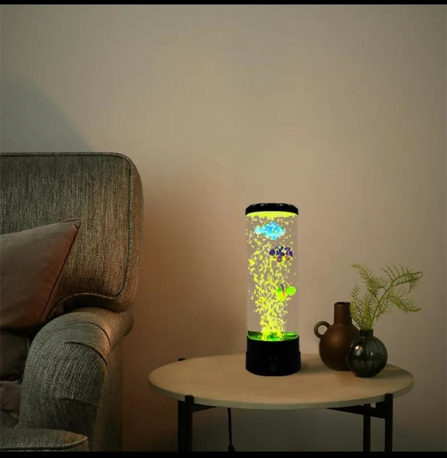 LED Bubble Fish Lamp decor 2.5 liters capacity