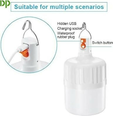 Rechargeable Emergency USB Charging Lamps 50 Watts