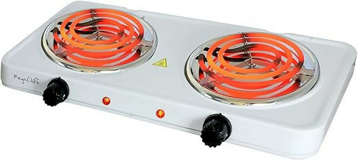 Electric TWO Double Burner Spiral Cooker