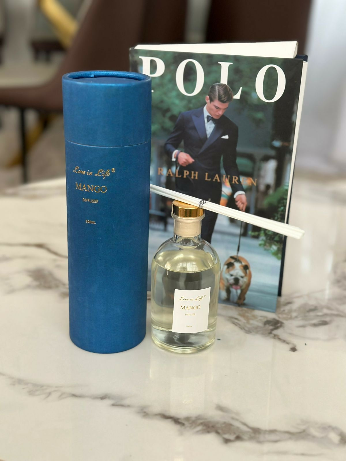 Luxury diffusers with canvas packaging
