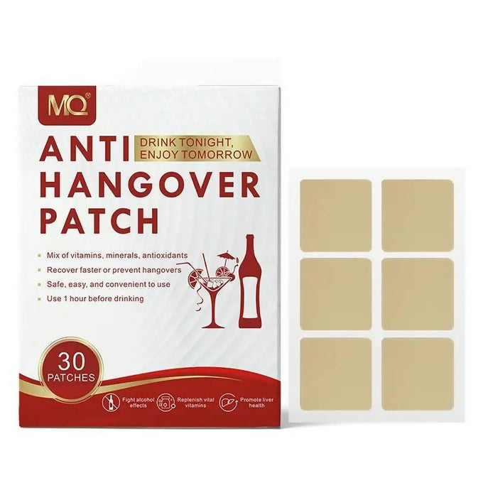 Mq Anti Hangover Patch - Drink Tonight, Enjoy Tomorrow - 30 Patches