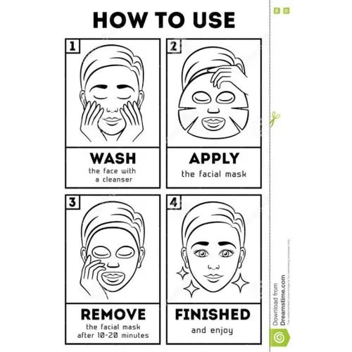 Haokali 10 PCs Strawberry Facial Mask Sheet Fruits Gelato Firming Face Mask