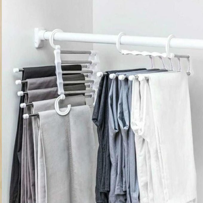 Maximize Your Closet Space with the 5 in 1 Hanger - NairoMarket