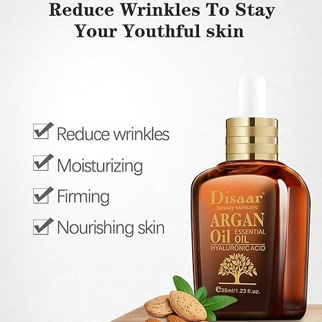 Disaar Argan Oil Essential Oil Face Serum + Facial Cream