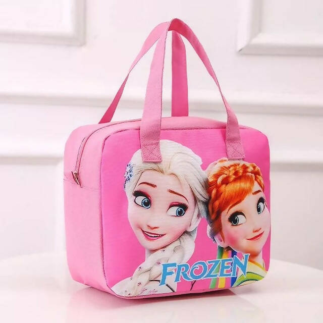 Big Size Insulated Kids Themed Lunch Bags, Portable Cooler Lunch Bag, Lunch Bag for Children, Picnic Bag for Work, School and Travel (W20cm * L28cm * H21cm)