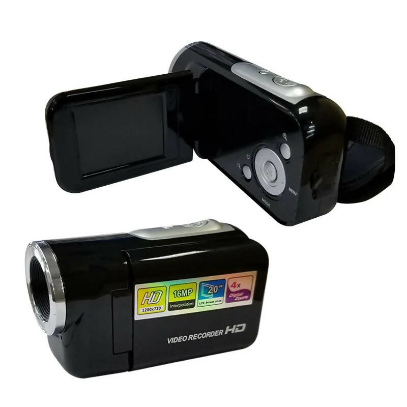 Digital Video Camera Camcorder 16MP Night Vision Recording 8X Digital Zoom 2inch LCD Display Screen Handheld Mini DV Camera