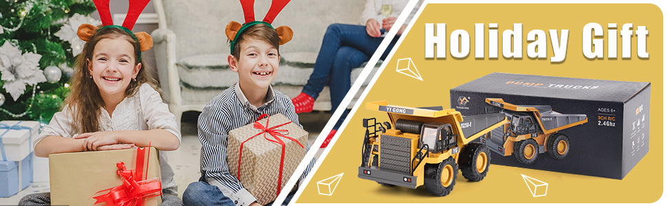 Children Remote Control Car Toys For Boys RC Constructionl Excavator Dump Truck Bulldozer Electric Car Kids Toys Christmas Gifts