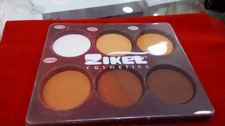 Zikel Powder Pallet Face It Contour 6 Colors