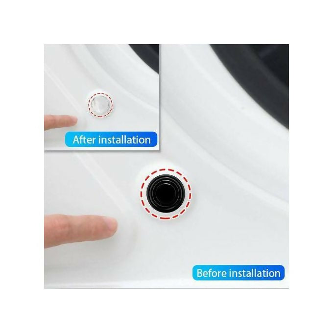 4Pcs Car Door Shock Absorber Gasket Sticker For Car Trunk