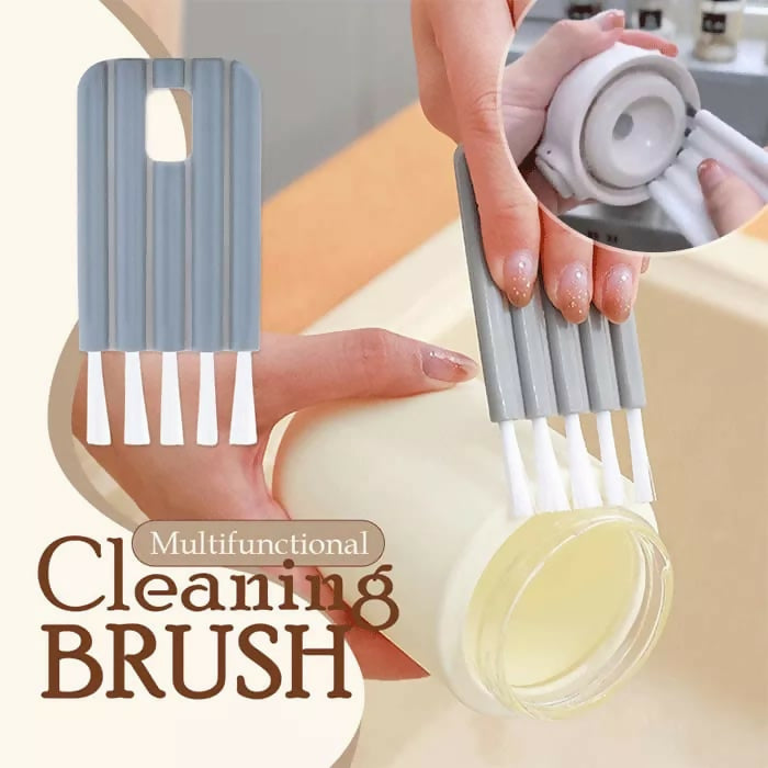 Flexible gap cleaning brush