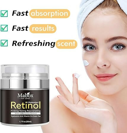 Mabox Retinol Cream Vitamin E Face Serum