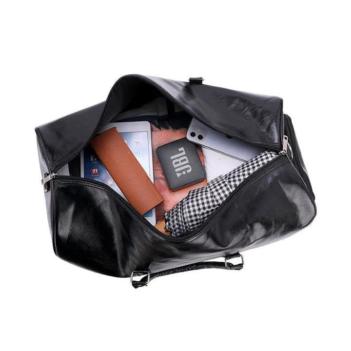 Large Capacity Travel Duffel Bag with Shoe Compartment Wet Pocket