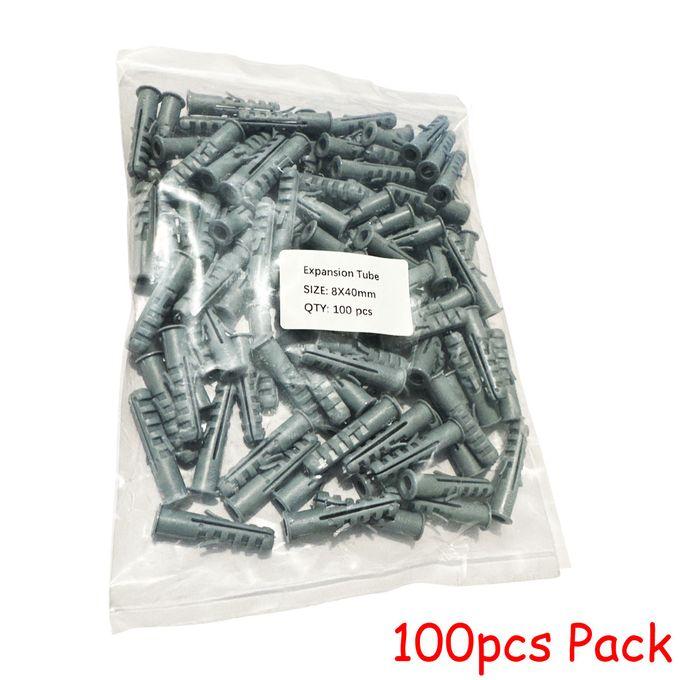 100pcs Expand Nails Wall Screws Bolts Anchor 8mm