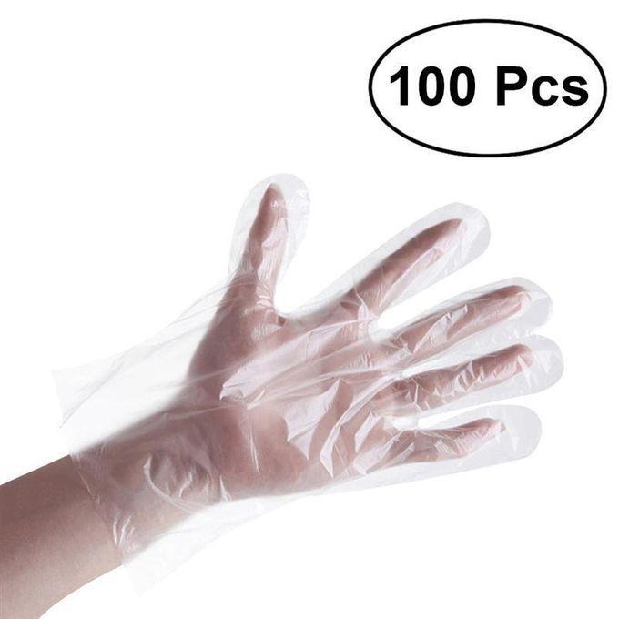 100pcs/pack Hand Care PE Protective Anti-Germ Gloves