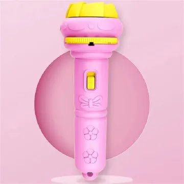 Cartoon Projection Flashlight 80 Patterns Kids Projector Toy