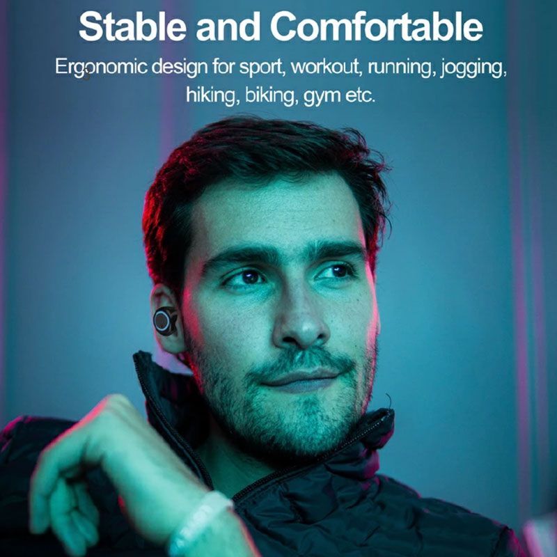 Y50 Plus+ TWS Wireless Bluetooth Earbuds: Noise Cancelling, Touch Control, with Mic