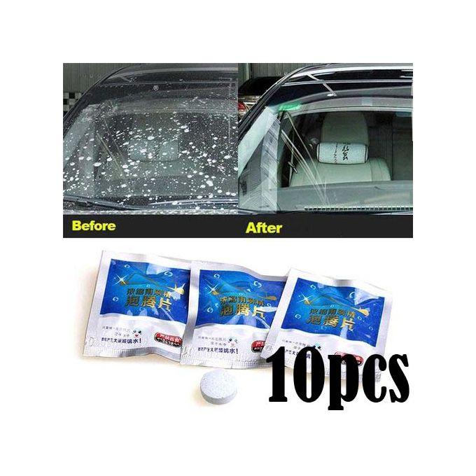 Tablet Car Wiper Effervescent Windscreen Cleaner - 10 Pieces