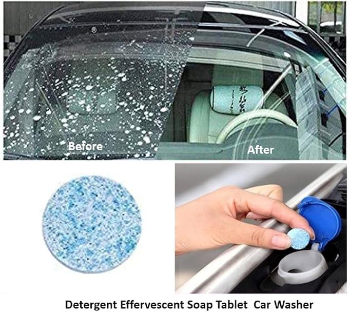 Tablet Car Wiper Effervescent Windscreen Cleaner - 10 Pieces