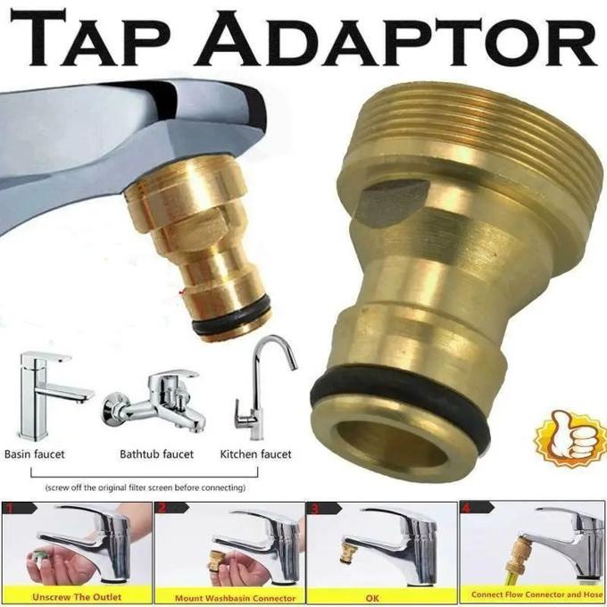 1/2" Kitchen Tap Adapter Joiner Universal Tap To Garden Hose Pipe Connector Mixer - Tap Adapter