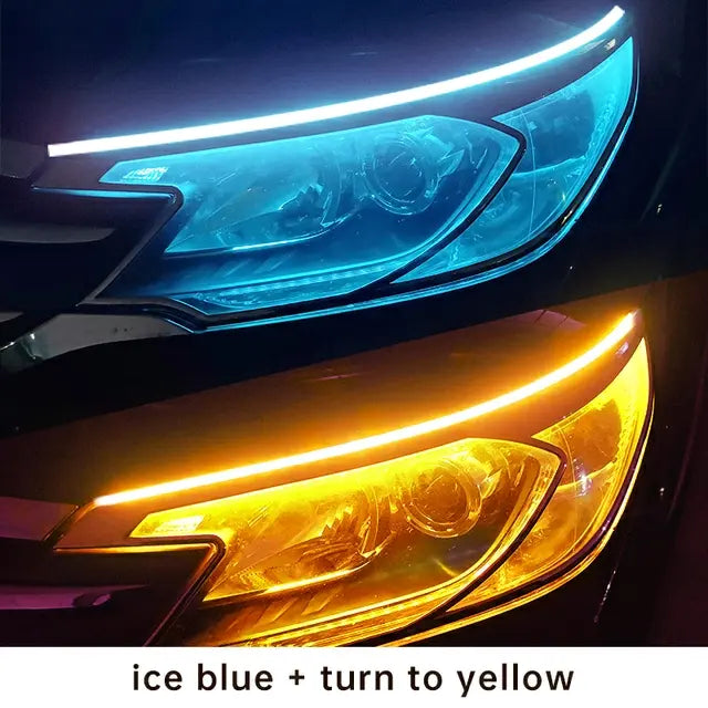 2pcs 30cm Flexible Waterproof LED DRL Strip Daytime Running Lights
