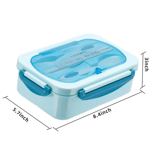 3 Grid Leak Proof Bento Lunch Box 1200ml