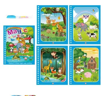 Reusable Magic Water Drawing Book Early Education Toy