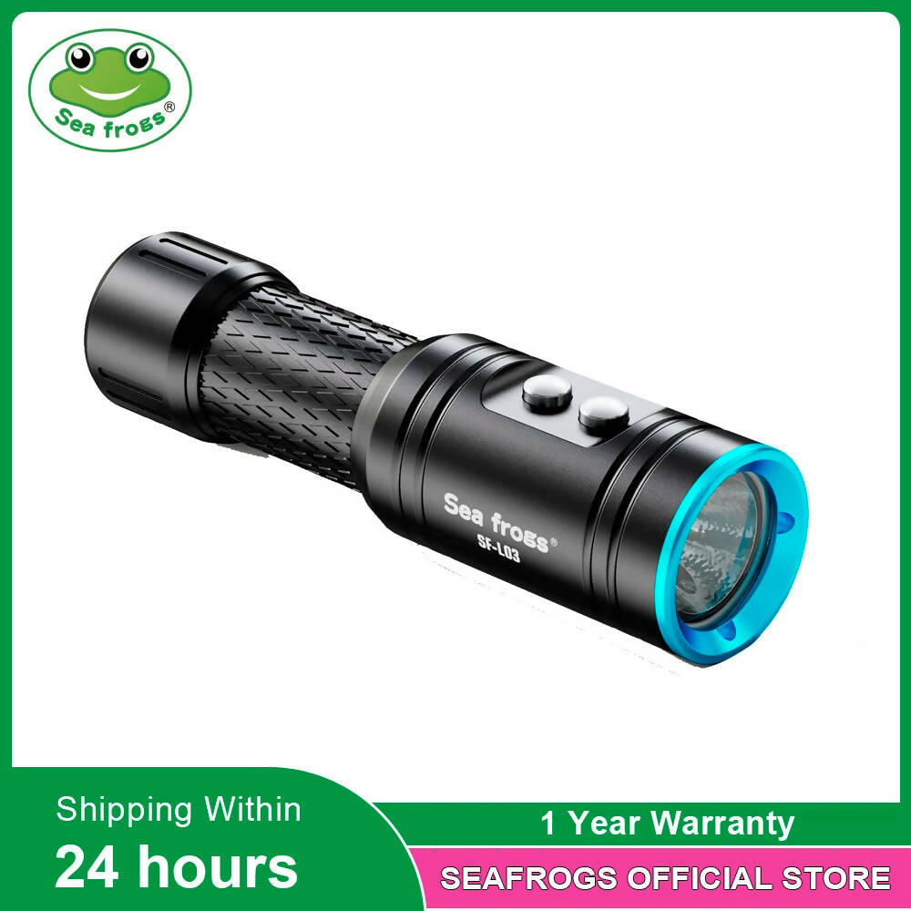 Seafrogs 1000LM Flashlight Speedlight 100M Waterproof Underwater Strobe Diving Torch Photography Accessories