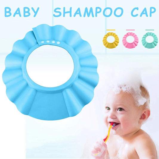 Light baby shampoo cap WITHOUT ear guard