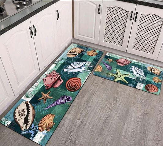 3D Simulation Non slip Washable Kitchen Mats