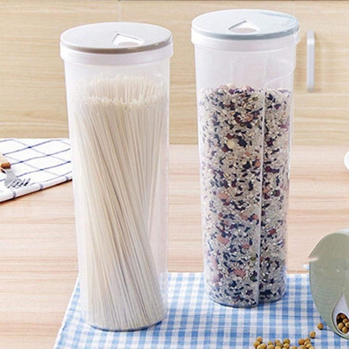 Large Cereal Dry Food Container Keeper Air-Tight Pasta Noodle Grain Bean Rice Food Storage