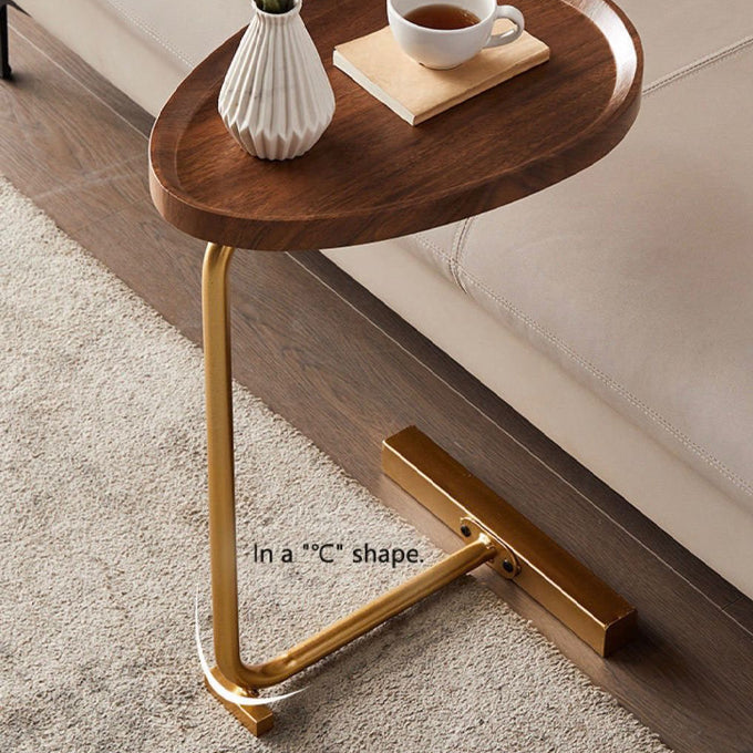 Exquisite High quality oval shaped side table