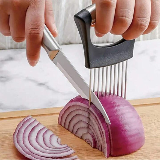 All-In-One Multifunctional Onion Holder Slices Food Slicer Assistant