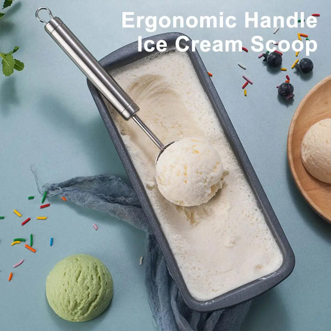 Stainless Steel Ice Cream Scoop Spoon