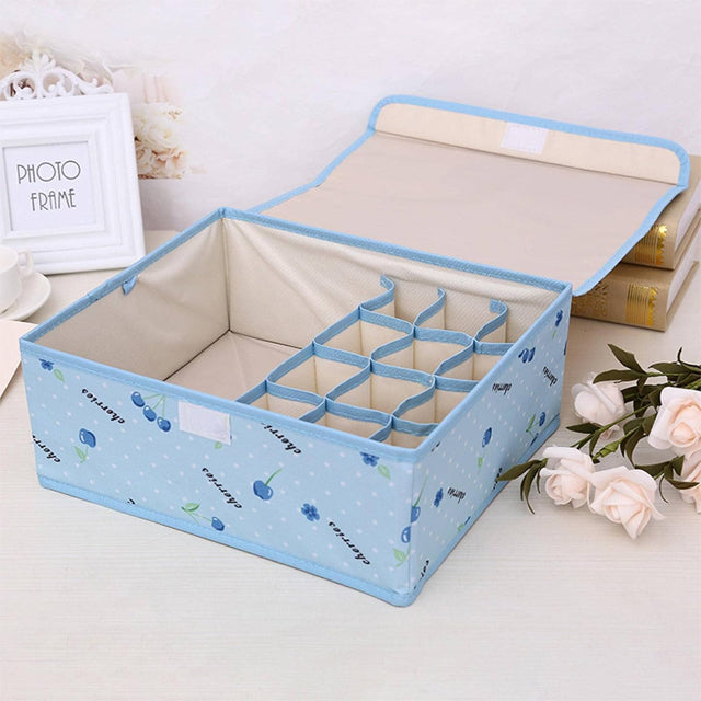 13 Grid Underwear Cloths Storage Drawer Divider Undergarment Organizer