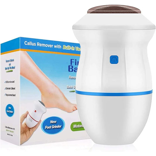 Rechargeable Find Back Callus Remover With Built-In Vacuum Foot Grinder Machine Hard Crack Cleaning