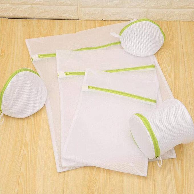 6 Pcs Laundry Mesh Wash Bag Delicates Wash Bags with Zips for Washing Machine