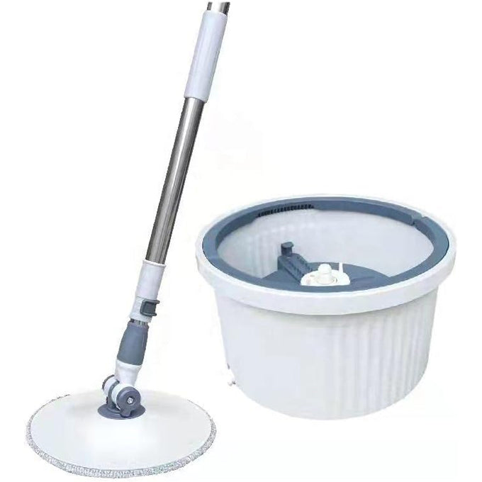 Water Separate Spin Mop System with Round Shape Bucket 360° Flexible for Clean and Dirty Water