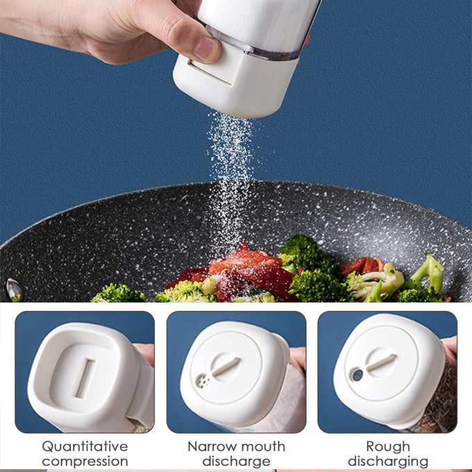 Seasoning Bottle Rotary Seal Salt Tank for Sugar, Salt, Pepper and Other Spices