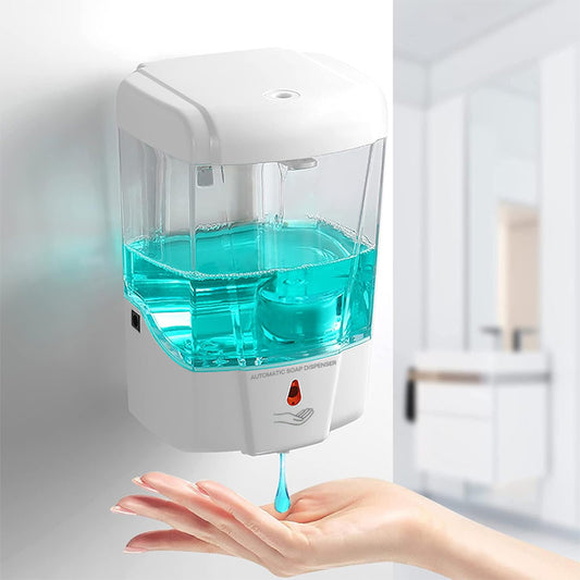 Touchless Automatic Hand Sanitizer Dispenser, Gel Wall Mount Hands Free Soap Dispenser Mounted 700ML