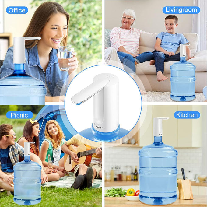 Foldable long spout automatic water dispenser