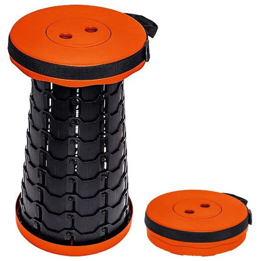 Foldable Telescoping Stool Portable, Retractable Stool for Adults