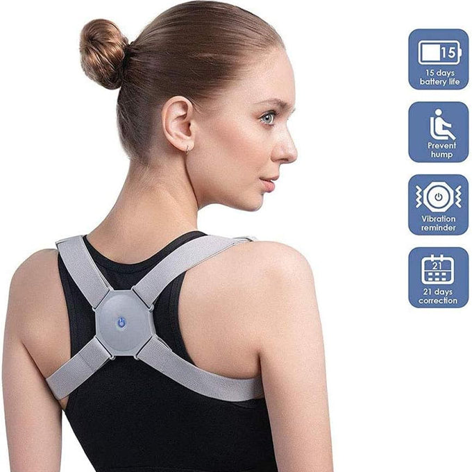 Adjustable Posture Corrector, Intelligent Posture Reminder with Sensor Vibration