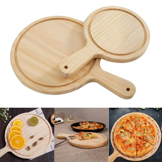 WoodenBamboo Pizza Plate Chop Board