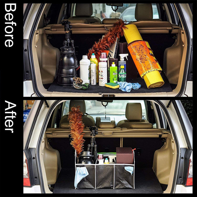 Multipurpose Heavy Duty Collapsible Boot Organiser/Car Boot Storage Organizer