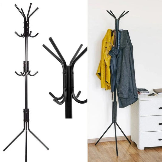 170cm high metallic coat or bags hanger stand