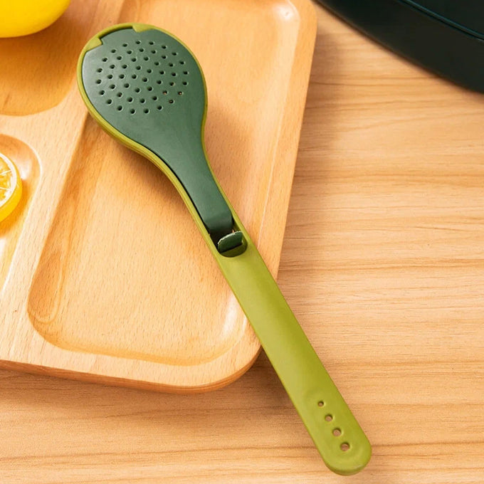 Flavor Infusing Spoon with Herb Stripper