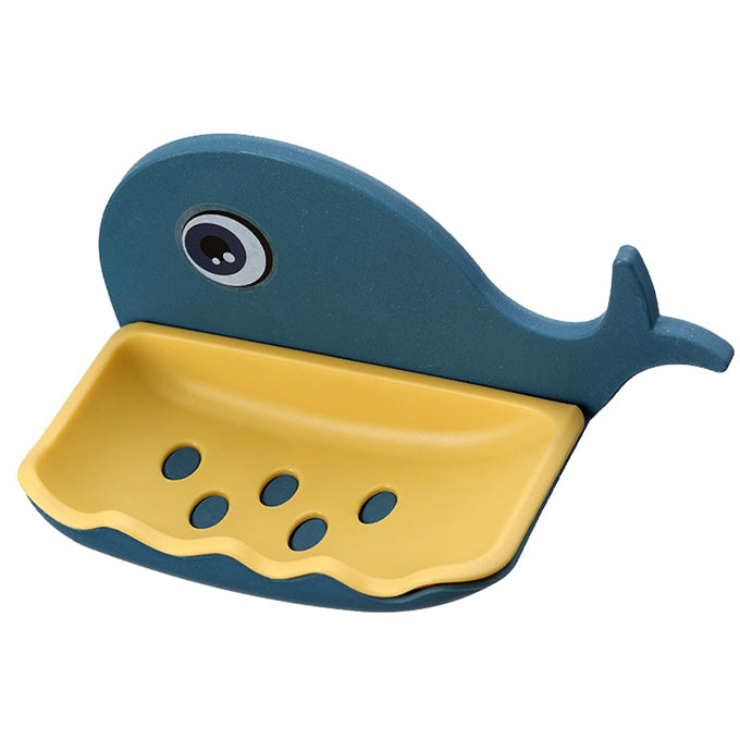 Cute Whale Shape Wall-Mounted Soap Tray