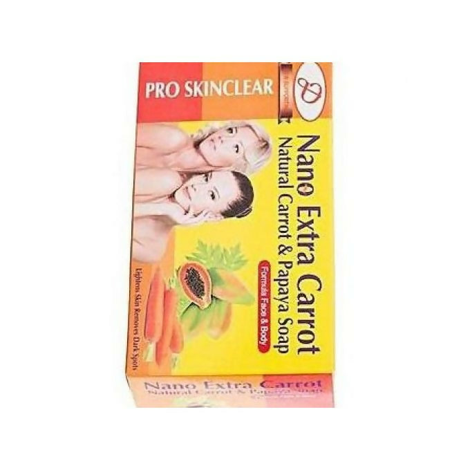 Kojic Acid Soap NANO Extra Natural Carrot & Papaya Soap
