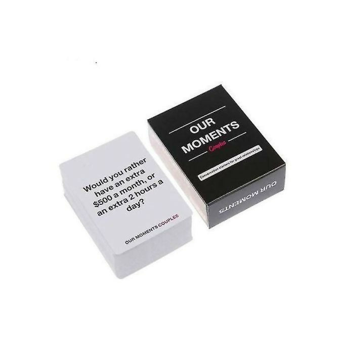 Our Moments Couples Card Game Conversation Starters For Great Relationships.