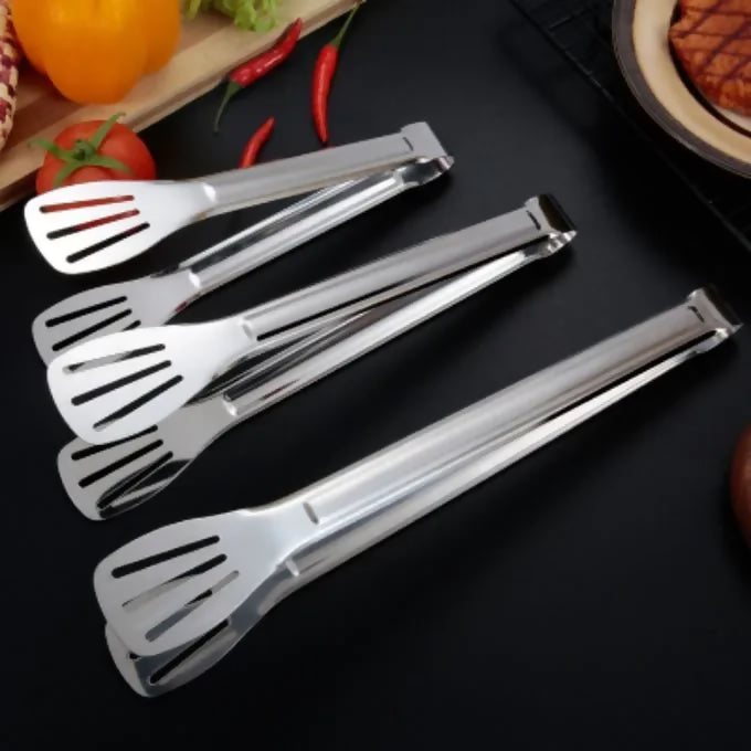 1Pc Stainless Steel Tongs